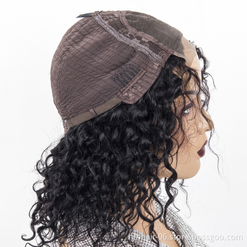 Brazilian Water Wave Wigs 4X4 Cuticle Aligned Lace Closure Wig,Wholesale Wigs 100% Human Hair